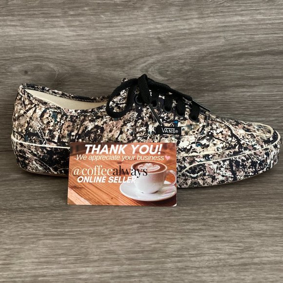 Vans x MoMA Authentic Jackson Pollock "American" Women's NWOB - Picture 3 of 9